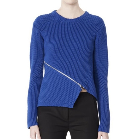 Alexander Wang Zip Peel Away Sweater - Picture 1 of 8